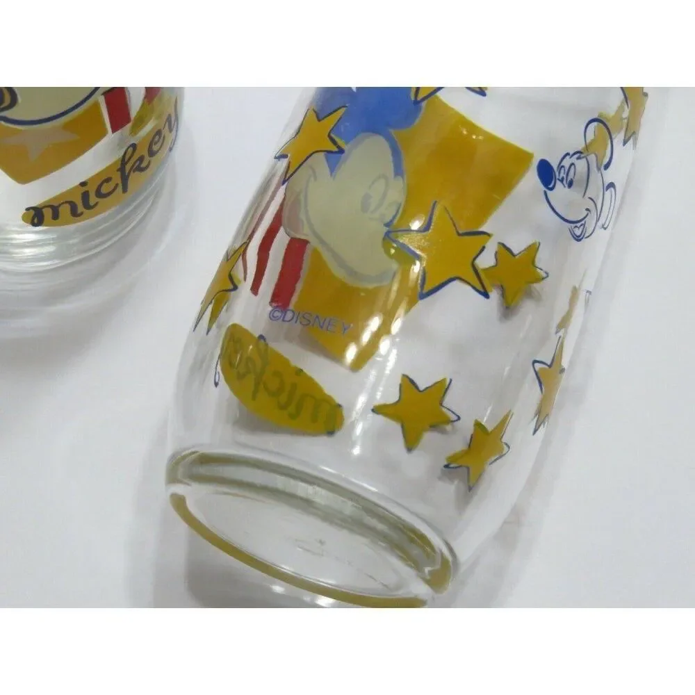 Anchor Hocking Set of 2 Disney  Mickey Mouse Stars & Stripes 6